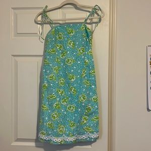 Lilly Pulitzer White Label Turtle Dress Size 6